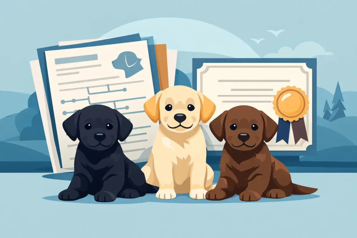 AKC Registered Lab Puppies With Papers